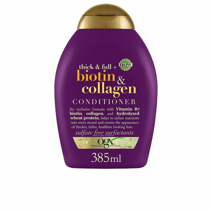 Conditioner OGX Biotin Collagen Collageen Biotine Volumiserend 385 ml