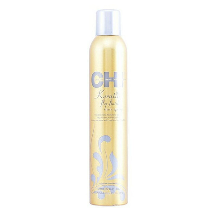 Flexibele Vasthoudende Hairspray Chi Keratin Farouk (284 g)