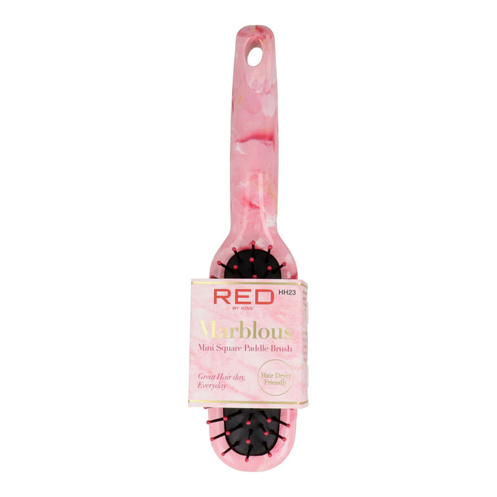 Ontwar Haarborstel Red Kiss Kiss Marblous Roze Vierkant