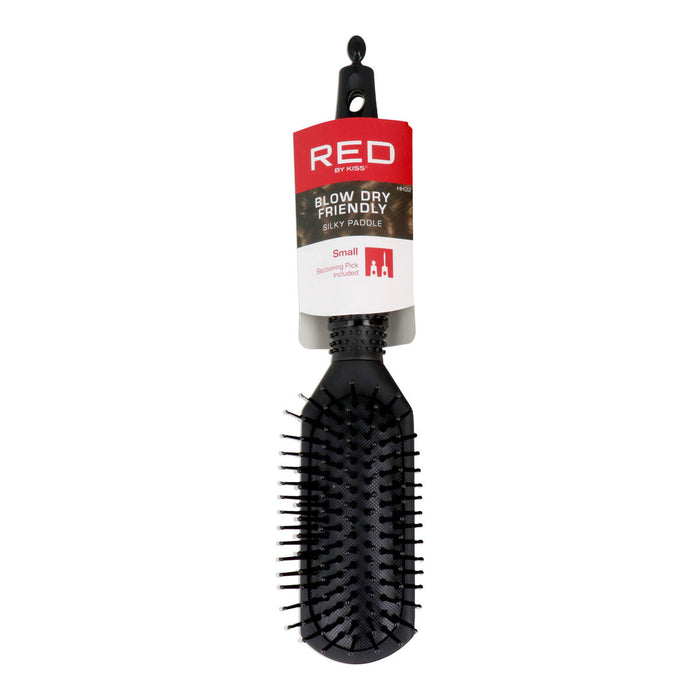 Ontwar Haarborstel Red Kiss Kiss Rubberized Zwart