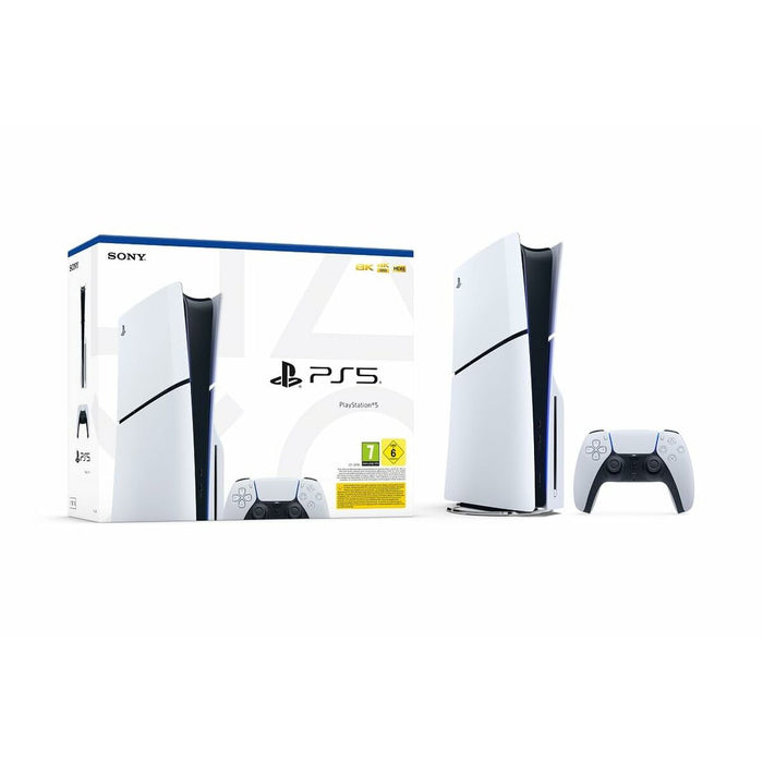 PlayStation 5 Sony Slim Chasis D 1 TB Blu-raylezer Wit
