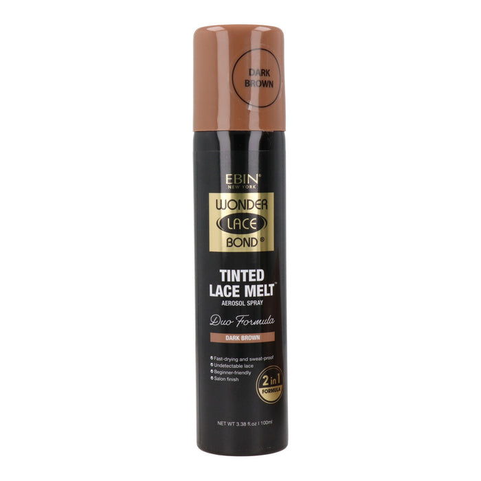 Pruikverf Ebin New York Tinted Lace Melt Dark Brown 100 ml