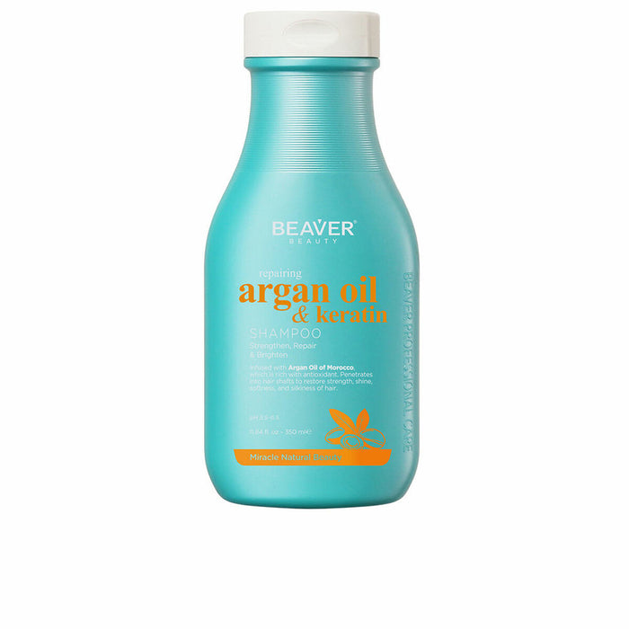 Herstellende Shampoo Beaver ARGAN OIL & KERATIN 350 ml