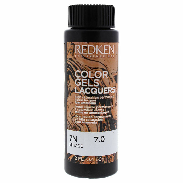 Permanente kleur Redken Color Gel Lacquers 7N-mirage (3 x 60 ml)