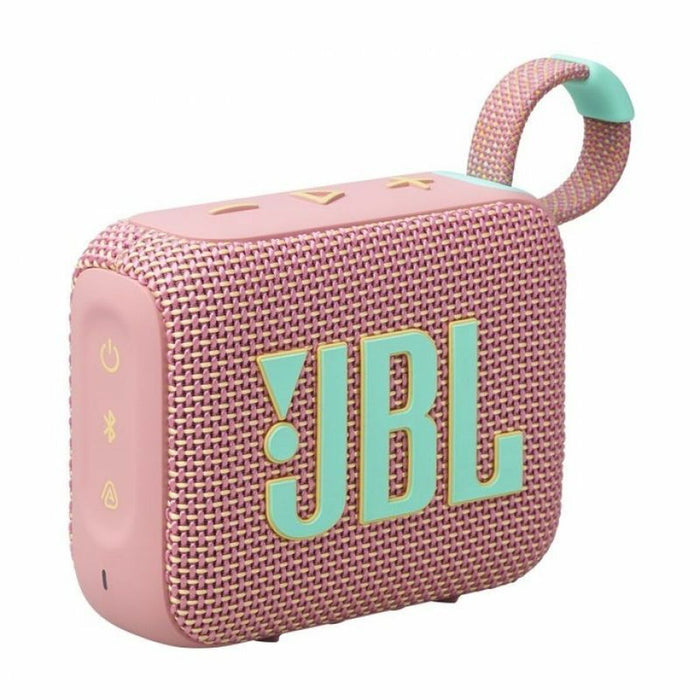 Dankzij de draagbare Bluetooth®-luidsprekers JBL GO 4 Roze