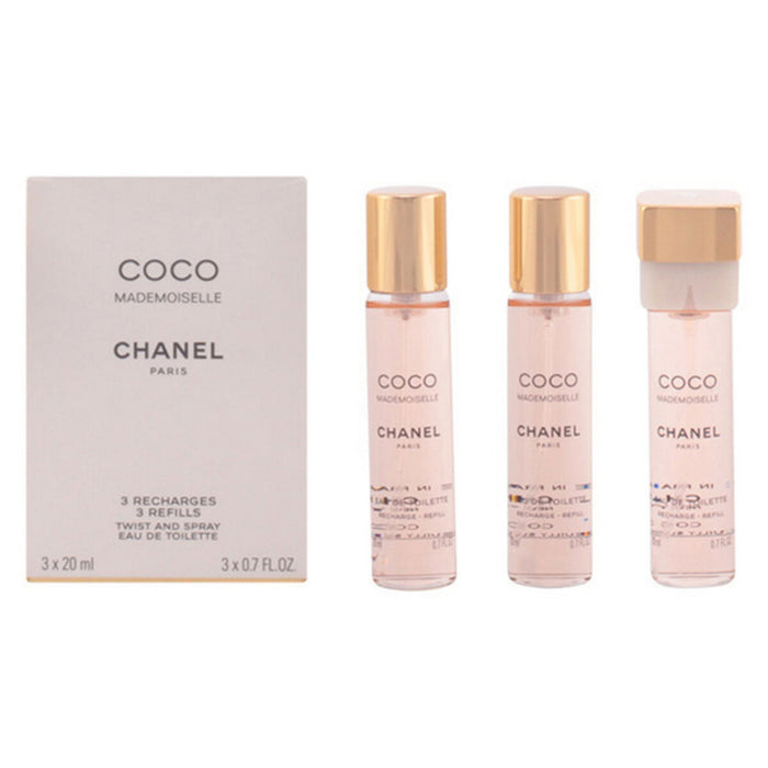 Damesparfum Coco Mademoiselle Chanel EDT 3 x 20 ml 20 ml 60 ml