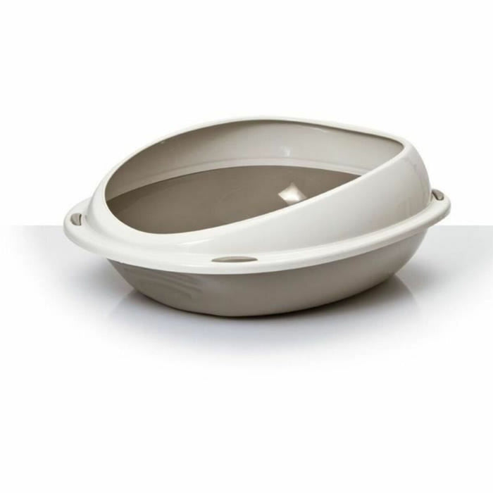 Kattenbak Aimé 45 x 36 x 15,5 cm Beige Taupe Plastic