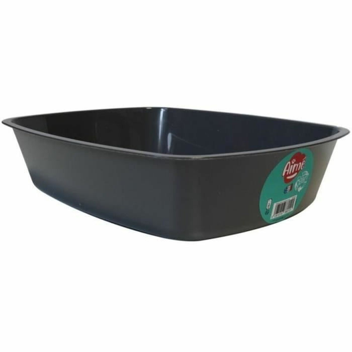 Kattenbak Aimé Zwart 43 x 31 x 10 cm Plastic