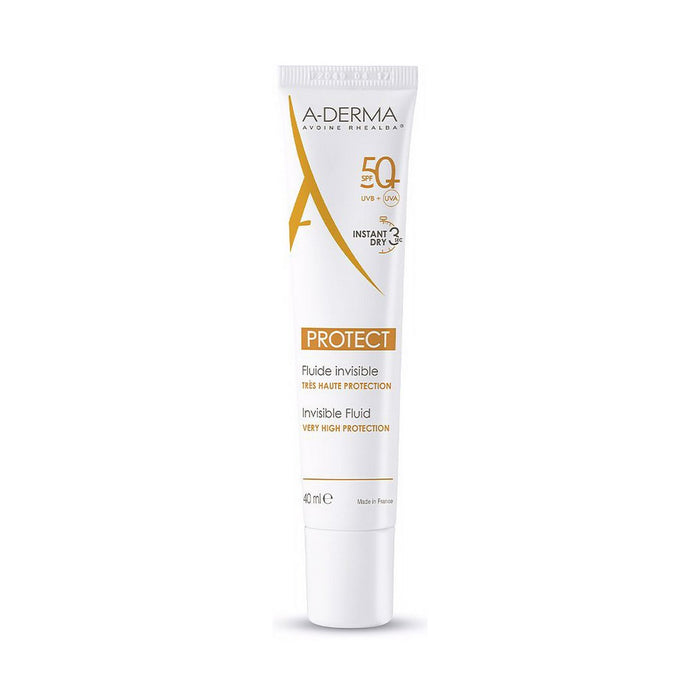 Gezichtszonnecrème A-Derma Protect Fluide Invisible SPF 50+ (40 ml)