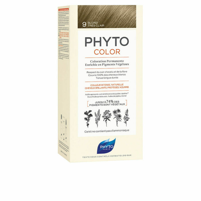 Permanente kleur PHYTO PhytoColor 9-rubio muy claro Geen ammoniak
