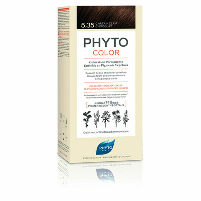 Permanente kleur PHYTO PhytoColor 5.35-castaño claro chocolate Geen ammoniak