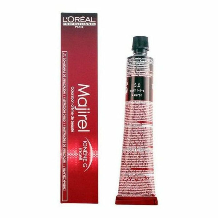 Permanente Kleur Majirel L'Oreal Professionnel Paris E0900200 Nº 5,0 50 ml