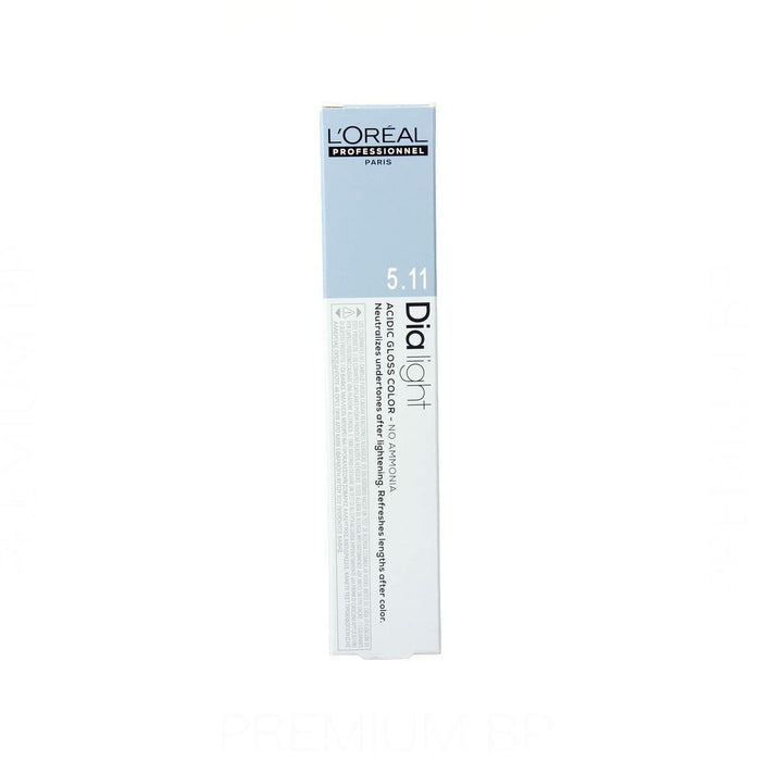 Permanente kleurcrème L'Oreal Professionnel Paris Dia Light Nº 5.11 Geen ammoniak (50 ml)