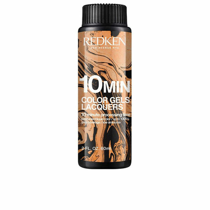 Permanente kleur Redken COLOR GELS LACQUERS #4NN-Coffe Ground (3 Stuks)