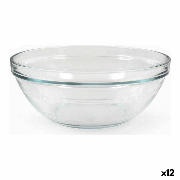 Saladekom Duralex Lys Transparant Kristal 2,4 L (12 Stuks)