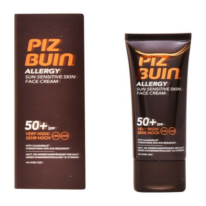 Gezichtszonnecrème Allergy Piz Buin Spf 50 (50 ml) (Uniseks) (50 ml)
