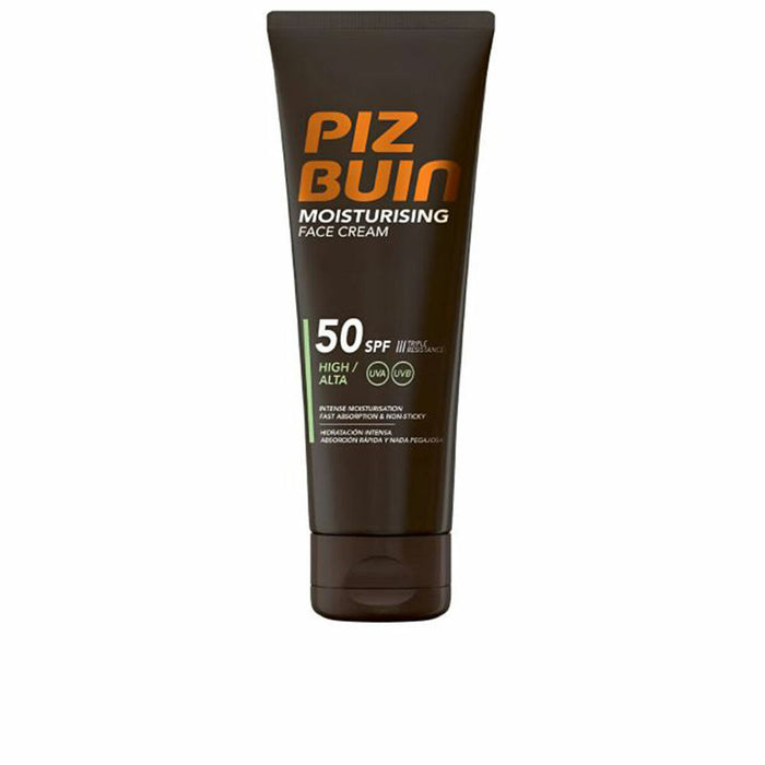 Gezichtszonnecrème Piz Buin MOISTURISING Spf 50+ 50 ml