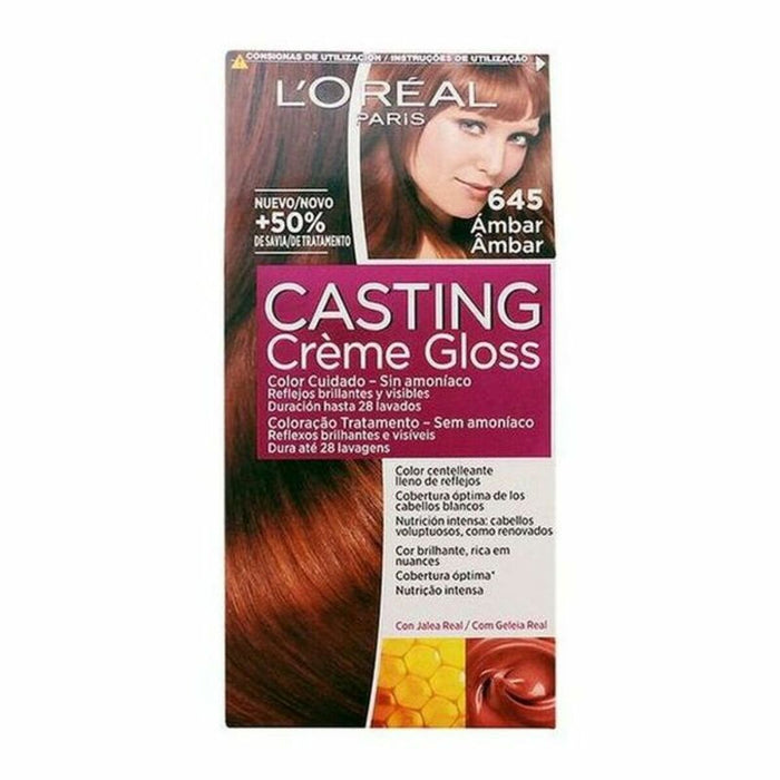 Haarkleur Zonder Ammoniak Casting Creme Gloss L'Oreal Make Up Amber