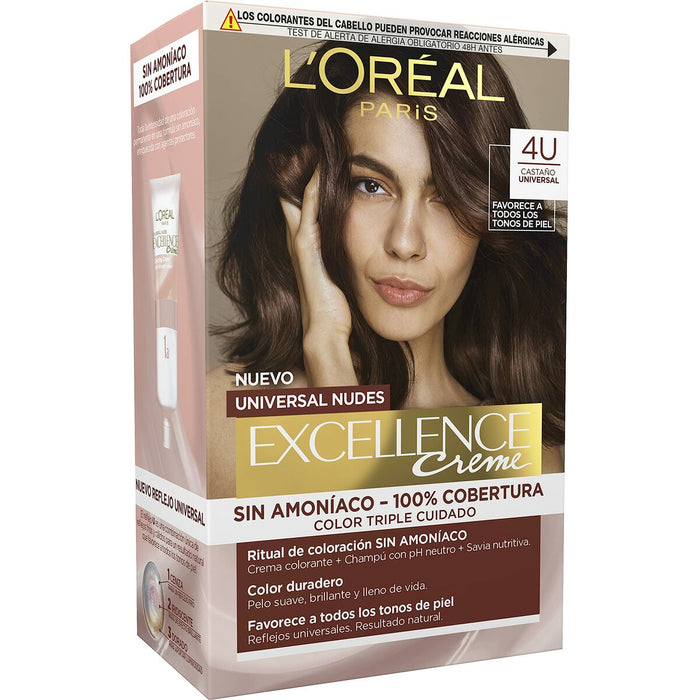 Permanente Kleur L'Oreal Make Up Excellence Bruin