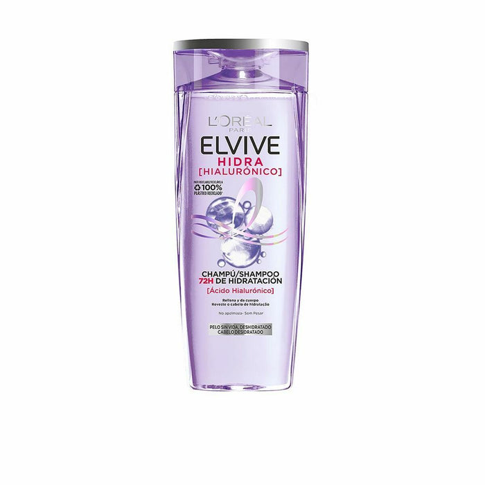 Vochtinbrengende Shampoo L'Oreal Make Up Elvive Hidra Hyaluronzuur (370 ml)
