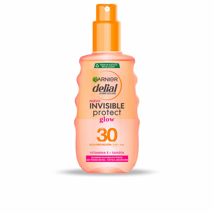 Zon Protector Spray Garnier Invisible Protect Glow Spf 30 150 ml