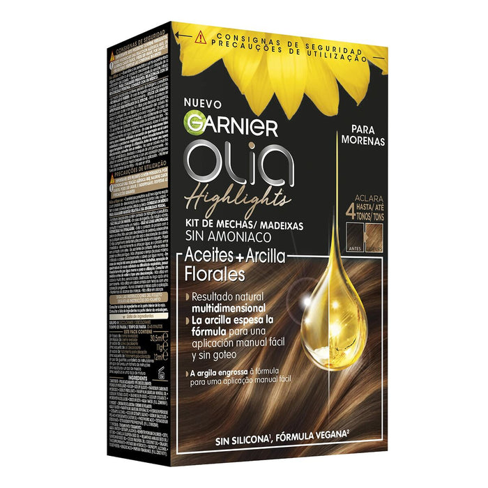 Permanente kleur Garnier Olia Wieken Brunette