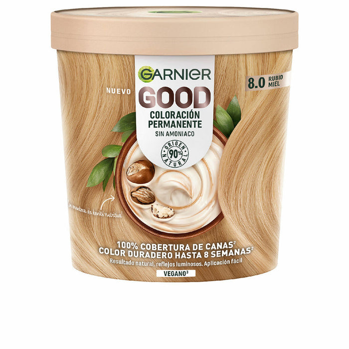 Permanente Kleur Garnier Good Nº 8.0 Blond (1 Stuks)