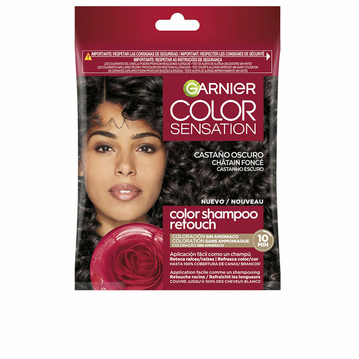 Kleurshampoo Garnier COLOR SENSATION Donkerbruin Nº 3.0 Semi-permanent