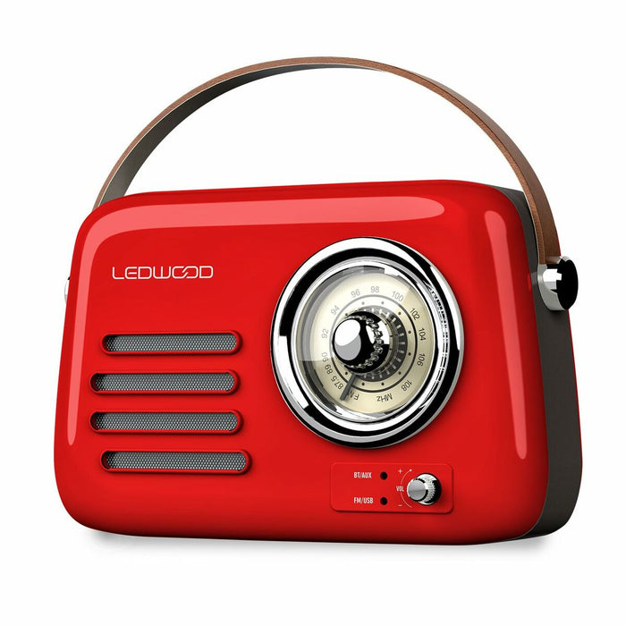 Transistor Radio Ledwood ALMA RED Red 30 W