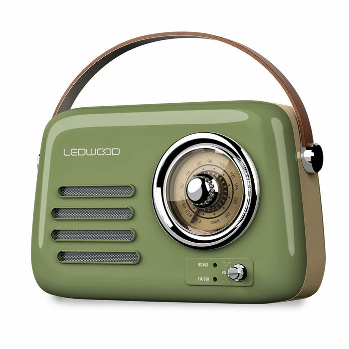 Transistor Radio Ledwood ALMA GREY Groen 30 W