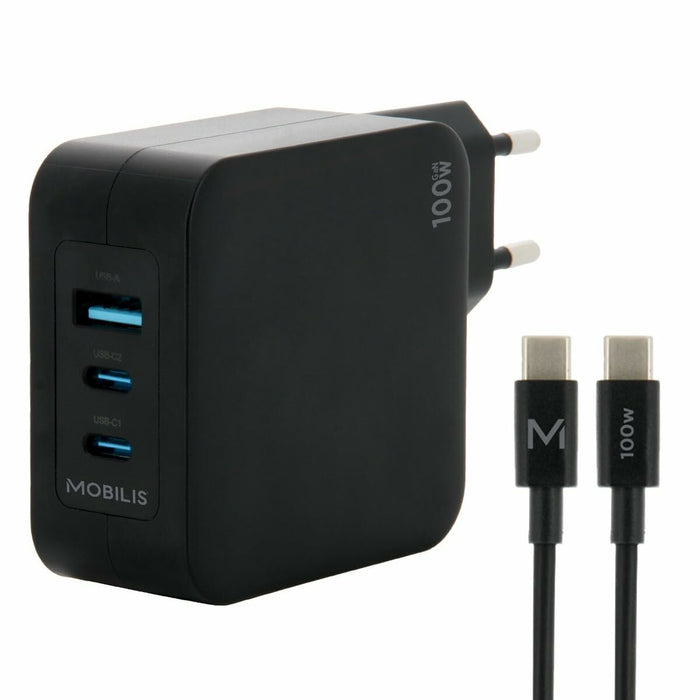Draagbare oplader Mobilis 001365 Zwart