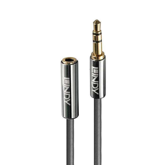 Verlengkabel Jack (3,5 mm) LINDY 35327 1 m Zwart Antraciet