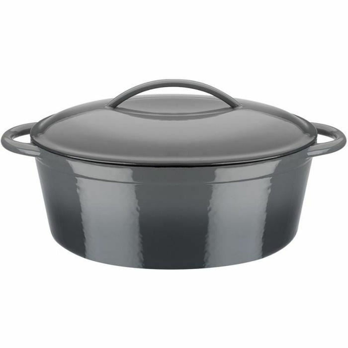 Kookpot met Deksel GSW Grijs Gietijzer