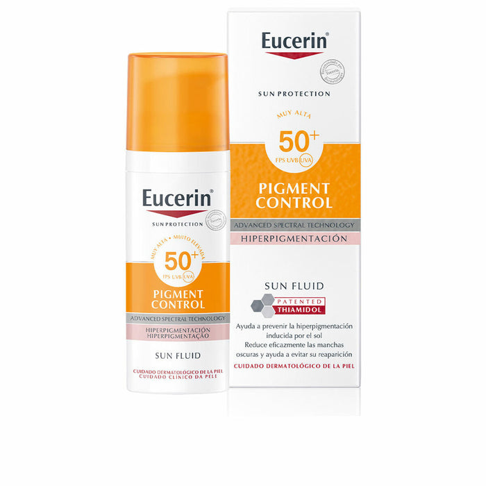 Anti Bruine vlekken Zonnebrandlotion Eucerin Sun Protection SPF 50+ 50 ml