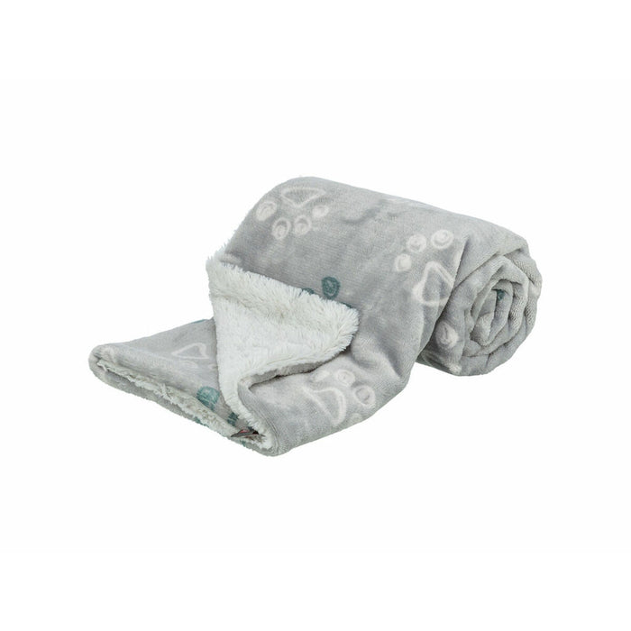 Huisdierendeken Trixie Jimmy Soft Lichtgrijs Polyester Pluche 150 × 100 CM