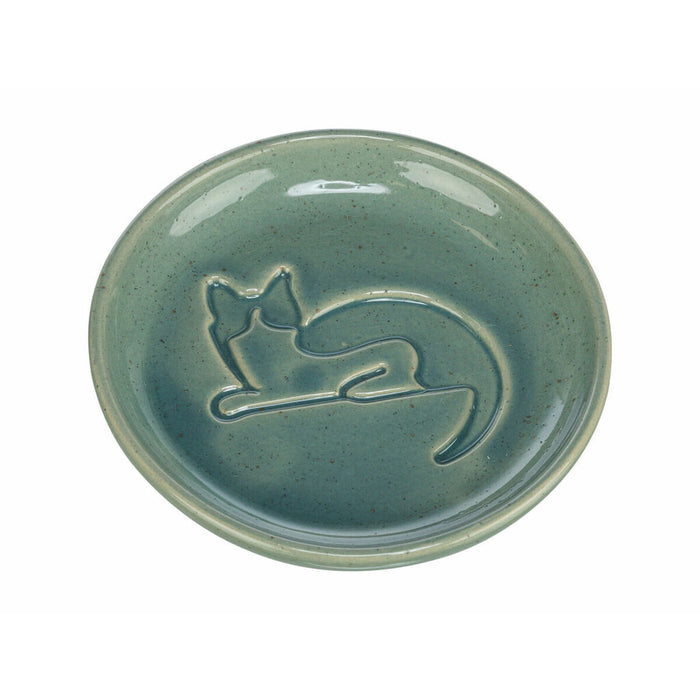 Voerbak voor katten Trixie Blauw Keramisch Ø 14,5 cm