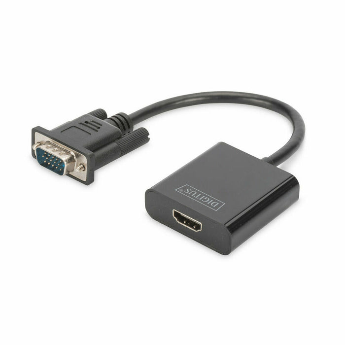 Adapter HDMI naar VGA Digitus DA-70473 Zwart