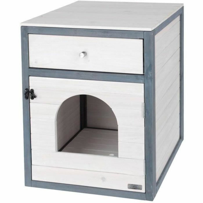 Kattenbak Kerbl Blauw Wit Plastic