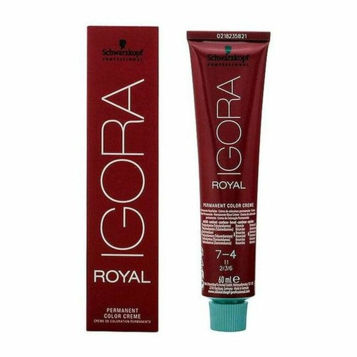 Permanente Kleur Igora Royal Schwarzkopf Igora Royal 7-4 Nº 7-4 Nº 9.0-rubio muy claro Nº 8.0-rubio claro 60 ml