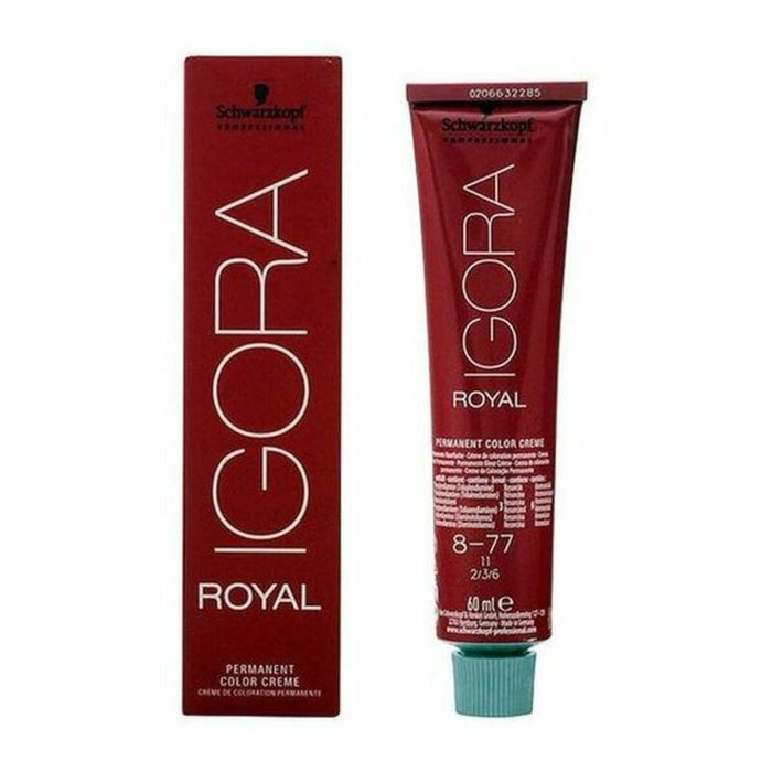 Permanente Kleur Igora Royal Schwarzkopf Igora Royal 8-77 Nº 9.0-rubio muy claro Nº 8.0-rubio claro 60 ml