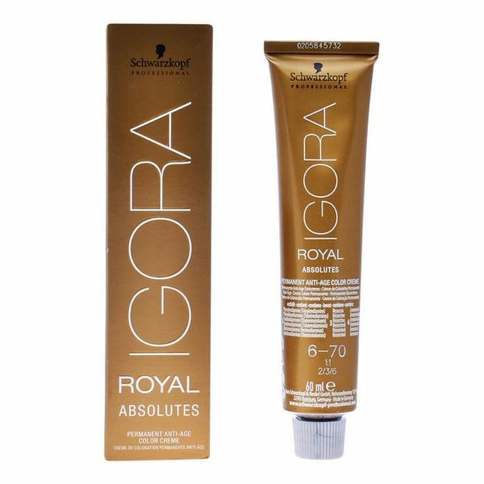 Anti-Veroudering Crème voor Ooggebied Igora Absolutes N6-70 Schwarzkopf (60 ml)