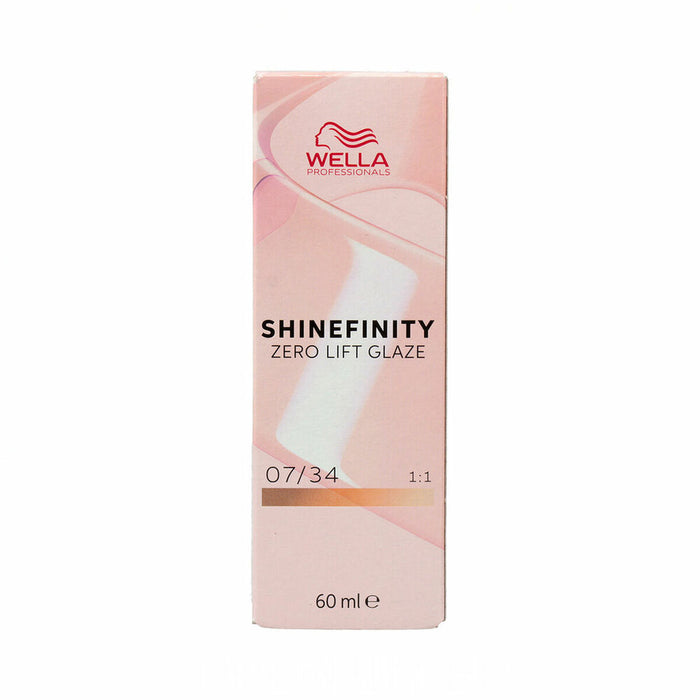 Permanente kleur Wella Shinefinity color Nº 07/34 (60 ml)