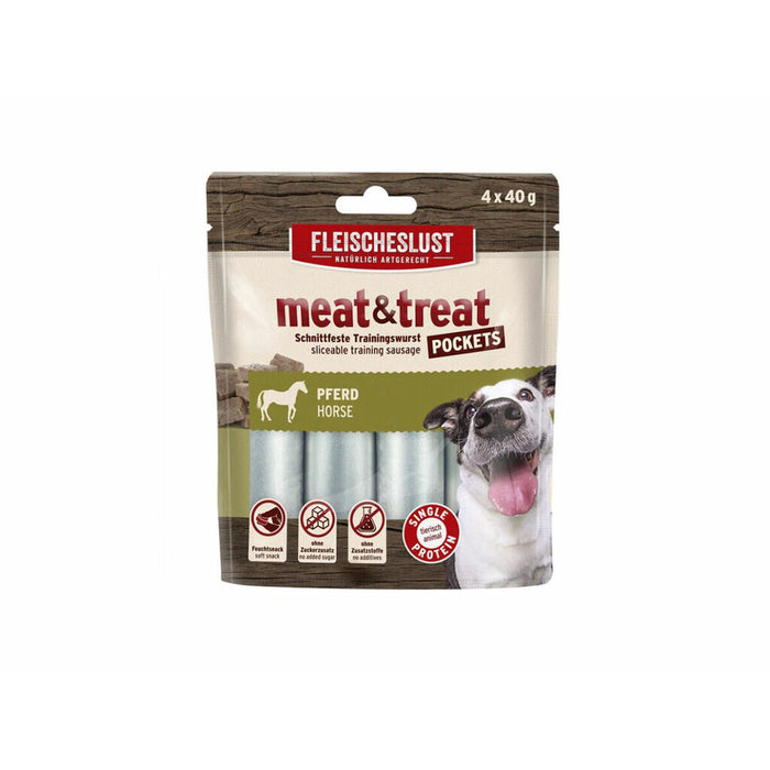 Snack voor honden Fleischeslust 24079_40_A Paard