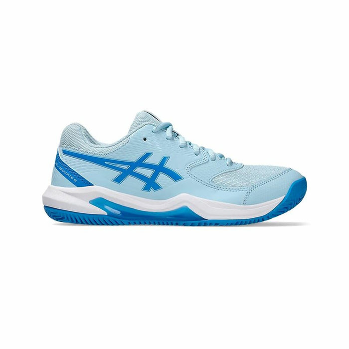 Dames Tennisschoenen Asics Gel-Dedicate 8 Clay Licht Blauw