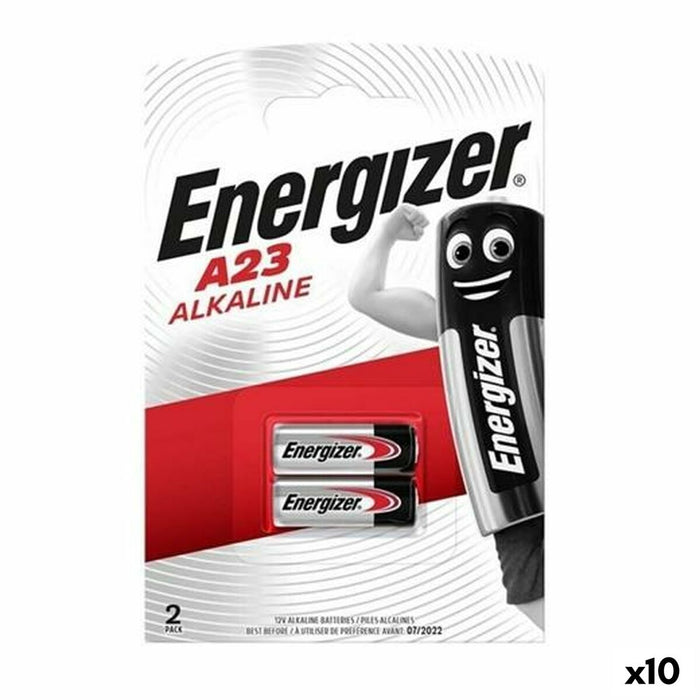 Batterijen Energizer 12 V LR23A 2 Onderdelen (10 Stuks)