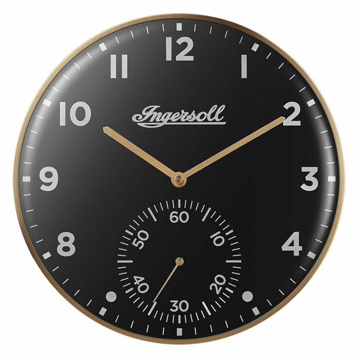 Muurklok Ingersoll 1892 IC003GB Gouden Zwart