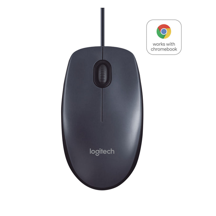 Muis Logitech B100 Zwart