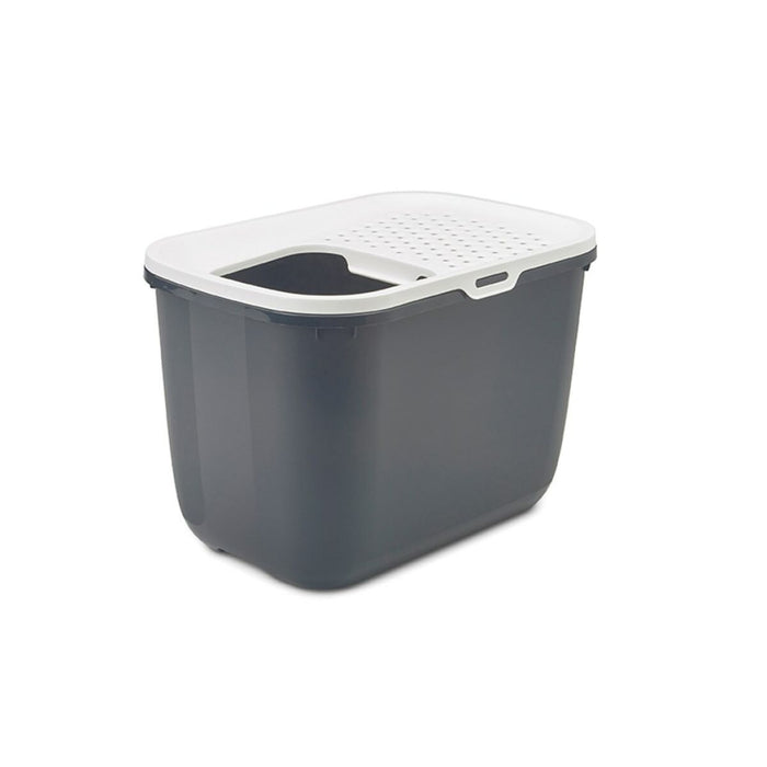 Kattenbak Vadigran Wit Antraciet Plastic