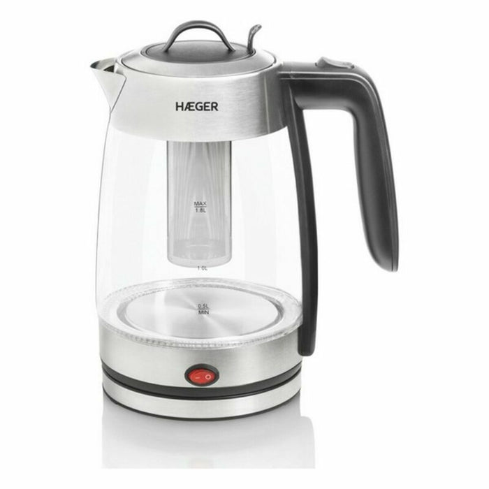 Water- en Theekoker Haeger EK-22F.020A Wit Roestvrij staal 2200 W