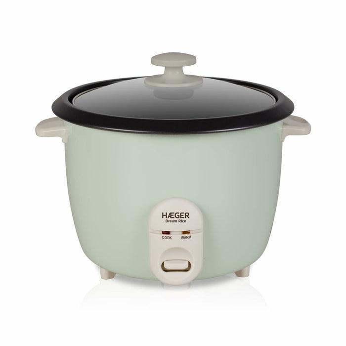 rijstkoker Haeger RC-18L.002A Groen Roestvrij staal Plastic 50 W